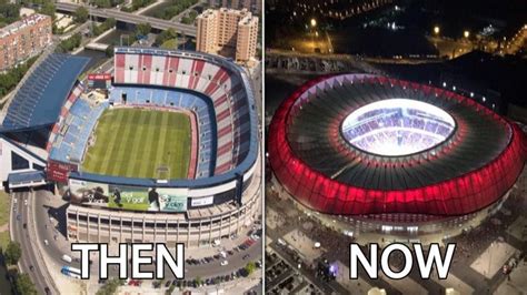 La Liga Stadiums Then & Now. La Liga estadios. | La liga, Stadium, Then ...