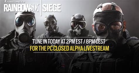 Tom Clancy's Rainbow Six Siege - New Gameplay Trailer & Livestream Today