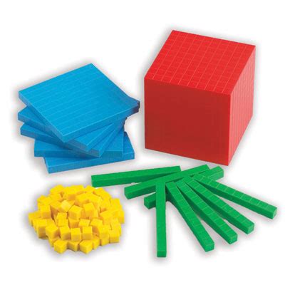 Base 10 Dienes Blocks Coloured Starter Set - Set of 121 Pieces CD53833 ...