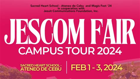 JesCom Philippines | “JesCom Fair: Campus Tour 2024” Makes its Way to Sacred Heart School ...