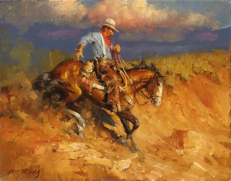 Andy thomas | Old West Cowboys In Art | Peinture, Picasso et Tableau