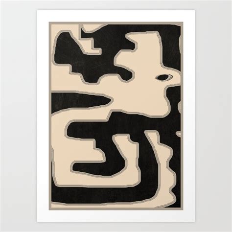 Modern Abstract Art 120 Art Print by ThingDesign | Society6