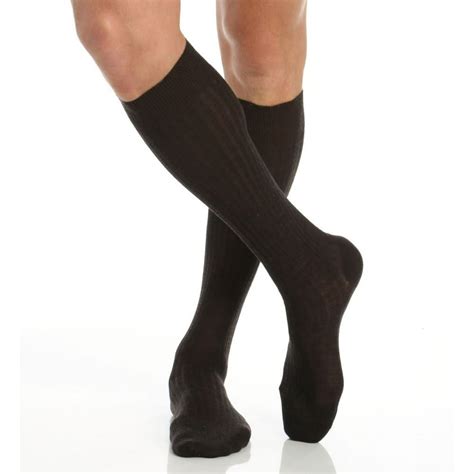 Men's Pantherella 6796 Over The Calf Merino Wool Ribbed Socks - Walmart.com - Walmart.com