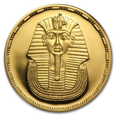 Buy AH1414/1993 Egypt Proof Gold 50 Pound King Tut | APMEX