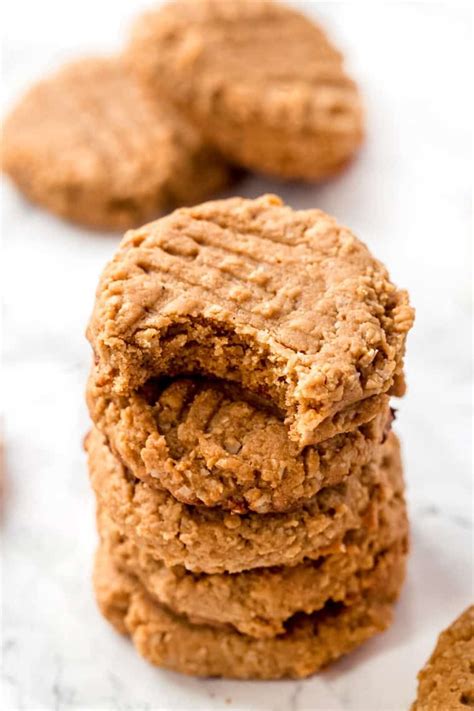 5-Ingredient Peanut Butter Honey Cookies