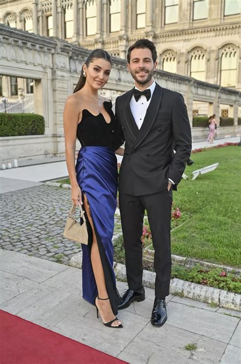 Hande Erçel and Hakan Sabancı attend a wedding while Kerem Bürsin admitted to hospital | Al Bawaba