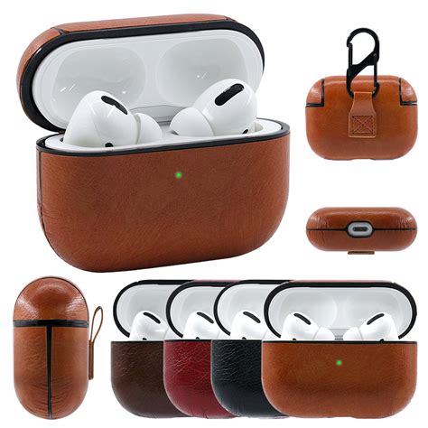 Luxury Leather Cover Skin For Apple AirPods Pro 2019 AirPods 2 1 Charging Case | eBay