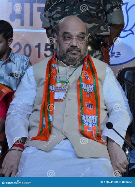 Amit Shah, Home Minister of Government of India Editorial Photo - Image ...