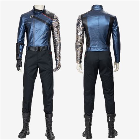 Winter Soldier Costume Cosplay Suit Bucky Barnes The Falcon and the ...