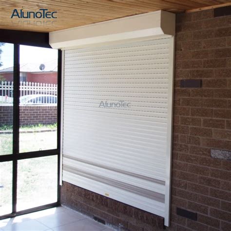 Motorized Aluminum External Rolling Shutters Remote Control Roller Shutter -in Blinds, Shades ...