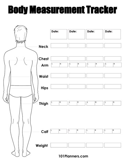 FREE Body Measurement Chart | Printable or Online