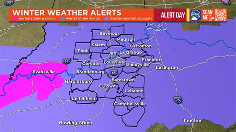 WAVE Weather on Twitter: "Winter Weather Advisory issued for the shaded ...