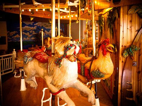 Carousel | Hand-carved animals are part of this really great… | Flickr