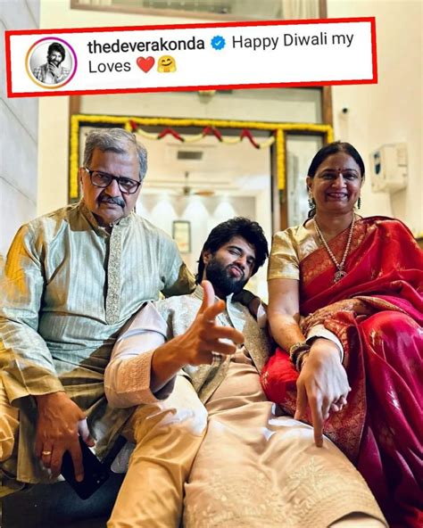 Vijay Devarakonda With His Parents - K4 Fashion