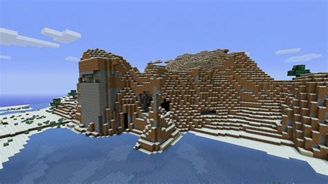 XBOX Minecraft Seeds: TU12 Seed: waterfalls