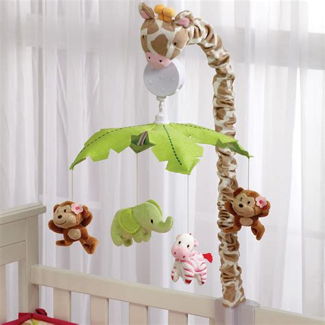 Jungle Animals Musical Crib Mobile | Jungle theme nursery, Baby room decor, Baby nursery decor