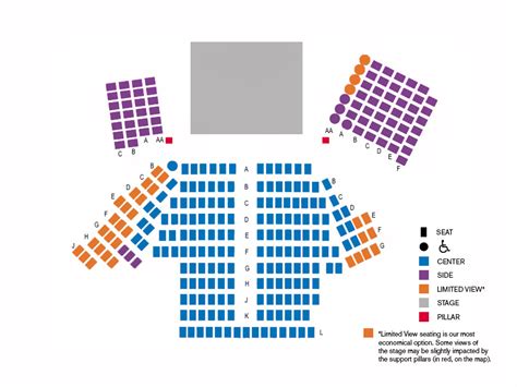 seating chart - Capital Repertory Theatre