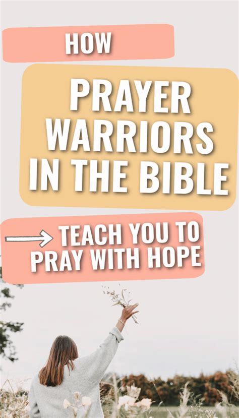 How Prayer Warriors in the Bible Teach You to Pray with Hope