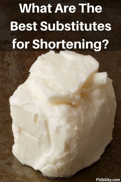 5 Best Alternatives When You Don’t Want to Use Shortening - Fitibility