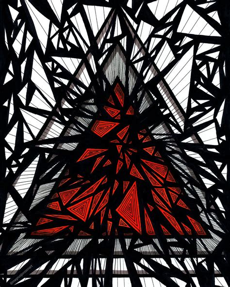 Triangle Pattern | Geometric art, Pattern design, Abstract art