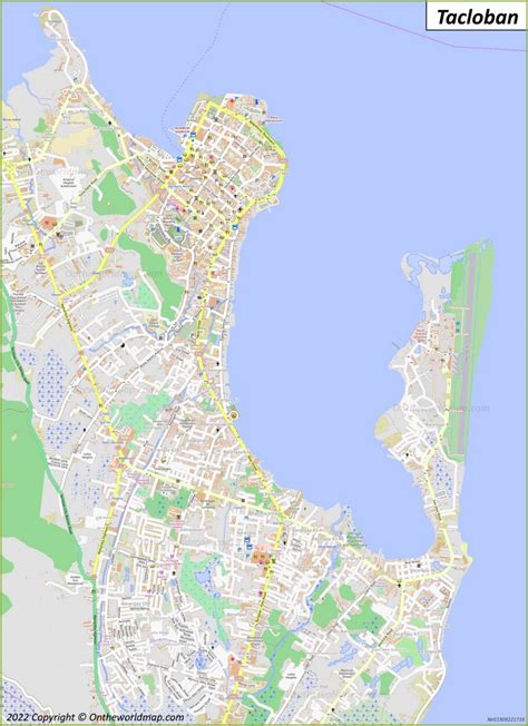 Tacloban Map | Philippines | Detailed Maps of Tacloban