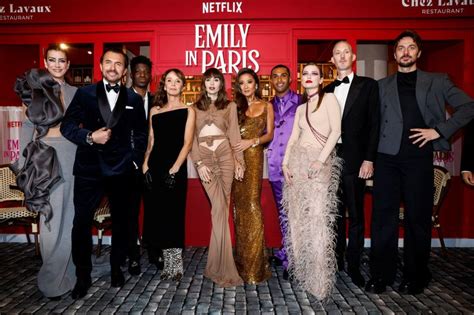 ‘Emily in Paris’ cast members Lily Collins, Lucas Bravo and more share details about season ...