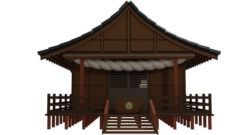 Moriya Shrine 3D Model : r/touhou