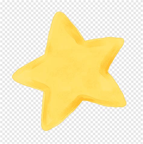 Free download | Hand-painted stars, cartoon, yellow star png | PNGEgg