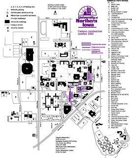 English 250 Section FR: Mapping - University of Northern Iowa Campus