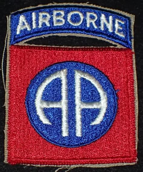VIETNAM WAR US Army 82nd Airborne Division SSI Shoulder Patch & Arc, Early-War £23.88 - PicClick UK