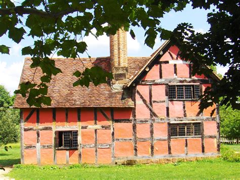 This cottage was originally built in the 1600s in England; dismantled and rebuilt in Staunton ...