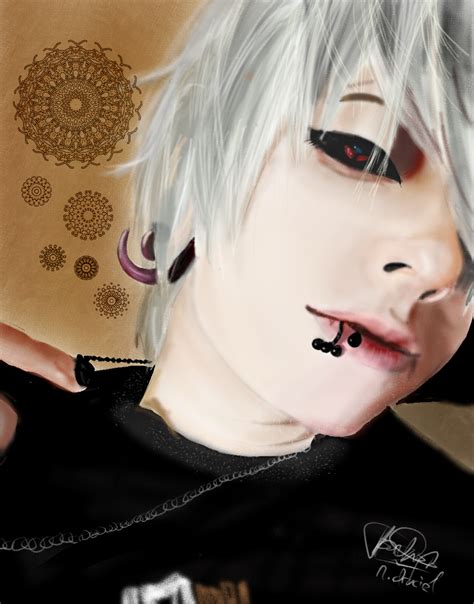 repost :v kaneki ken tokyo ghoul cosplay n draciel - 插图 ART street