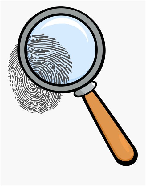 Magnifying Glass Detective Clipart Free Best Transparent - Magnifying ...