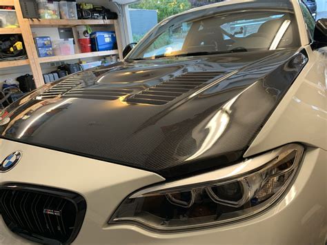BMW M2 Build - Carbon Fiber Vented Hood — Silicon Valley Motor Club