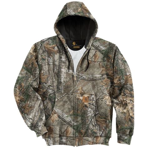 Men's Carhartt® Midweight WorkCamo® Hooded Sweatshirt - 184157, Sweatshirts & Hoodies at ...