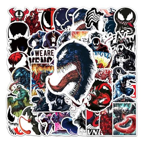 Assorted Venom Sticker Packs Water Resistant Laptop Sticker Water ...