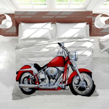 Motorcycle Comforters, Duvets, Sheets & Sets | Custom