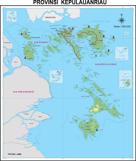 Peta Provinsi Kepulauan Riau