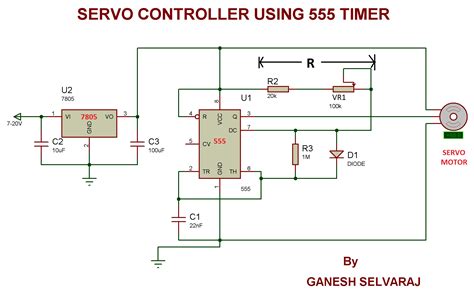 servo motor circuit diagram - Wiring Diagram and Schematics