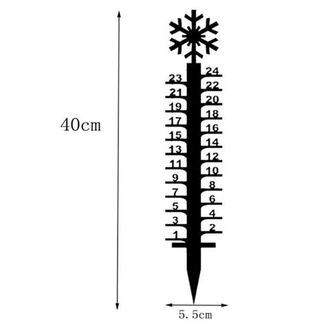 Snow Gauge, 24″ Snowfall Gauge – Reinsho