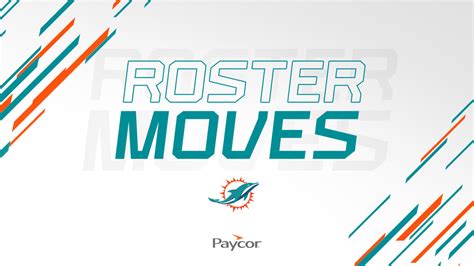 Miami Dolphins make roster moves