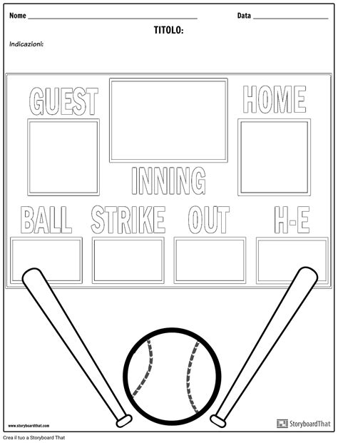 Baseball Storyboard by it-examples