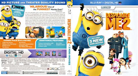 Despicable Me 2 - Movie Blu-Ray Scanned Covers - Despicable Me 2 2013 ...