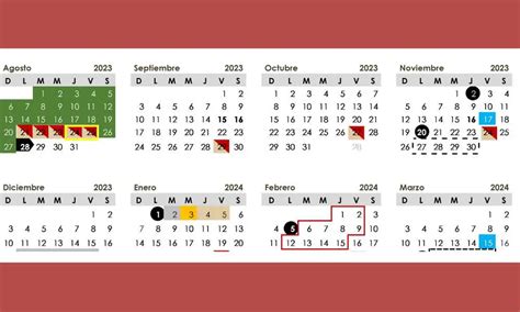 entrar Perseguir parilla calendario escolar 2023 a 2024 Casi subtítulo ...