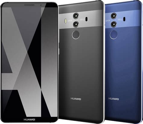 HUAWEI Mate 10 Pro Smartphone 128 GB 6 inch (15.2 cm) Dual SIM Android™ 8.0 Oreo Titanium, Grey ...