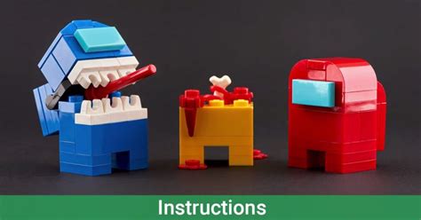 Build an Among Us character in LEGO and customise them to your fancy ...