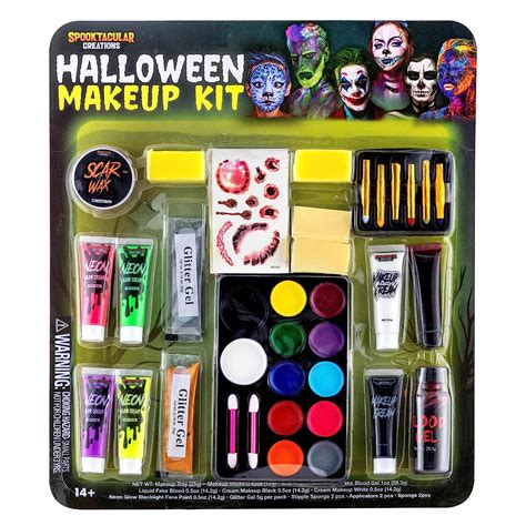 Halloween Makeup Kit with Glow in the Dark Face Cream- SPOOKTACULAR ...