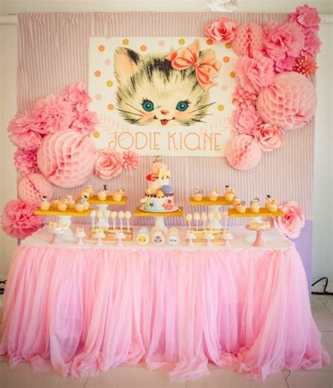 30 Cute Cat Birthday Party Ideas - Pretty My Party