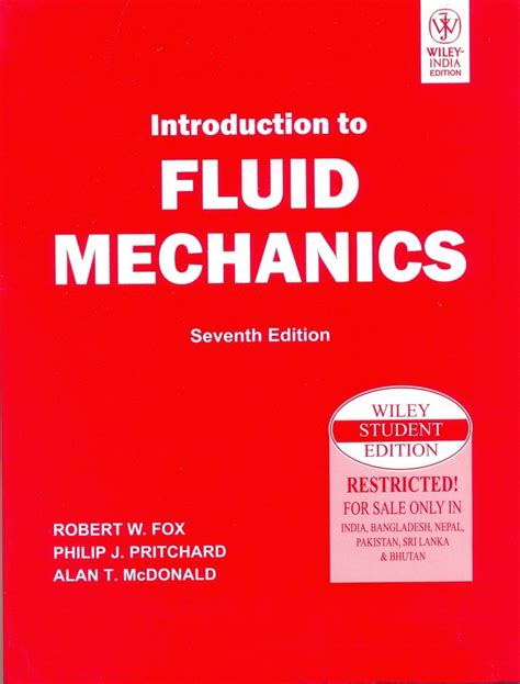 Introduction To Fluid Mechanics 7th Edition - Buy Introduction To Fluid Mechanics 7th Edition by ...