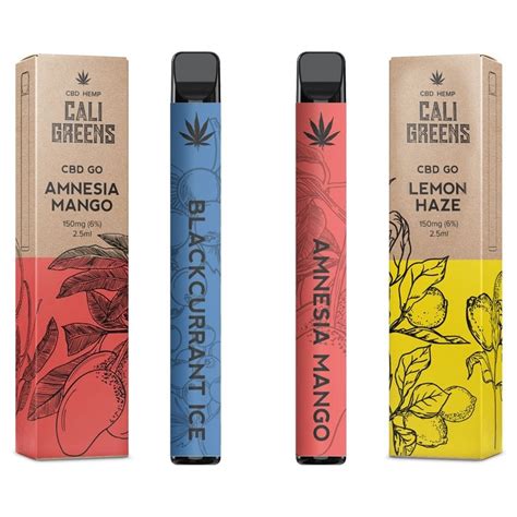 Cali Greens CBD Go Disposable Pen (150mg) - CBDgo UK